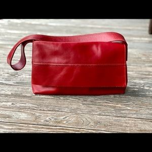 Red Leather Purse